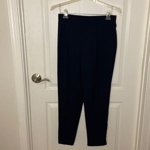 Navy blue light weight straight leg pants
